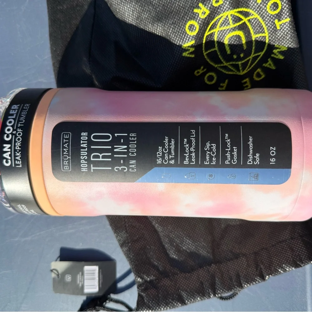 BrüMate Pink and Orange Tumbler - Picture 5 of 5